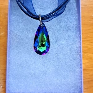 Water's Edge Crystal Marquise Necklace